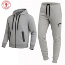 Heather Grey XL Men's Tech Fleece Hoodie & Jogger Set (Sizes, S to 3XL)